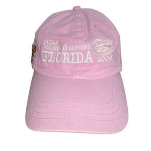Nike Team 2006 NCAA Florida Champions Hat Cap Women’s One Size Pink Embroidered